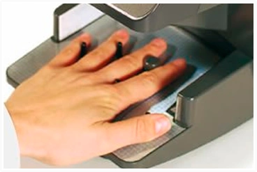 Imagem de sistema de segurança via biometria