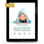 Foto de Ipad com capa de e-book de bebê